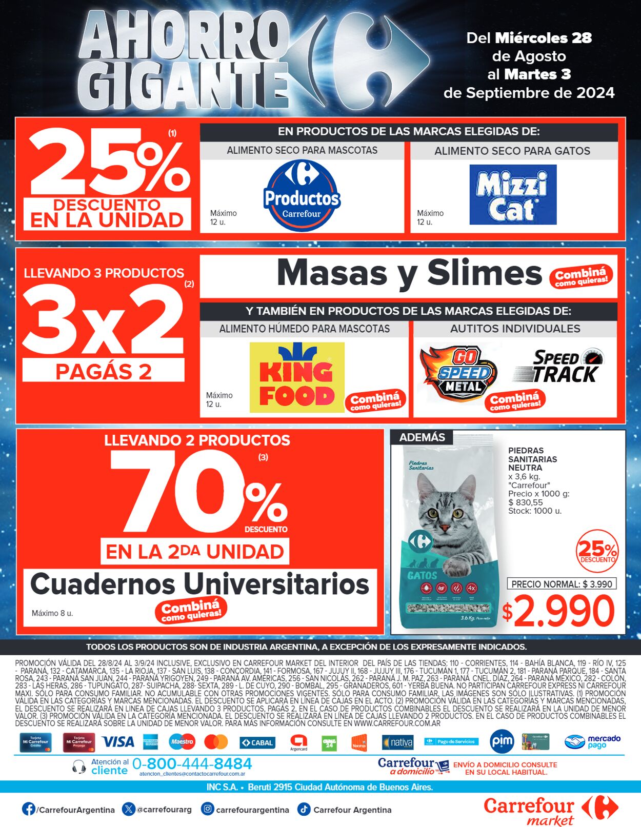 Folleto Carrefour 28.08.2024 - 03.09.2024