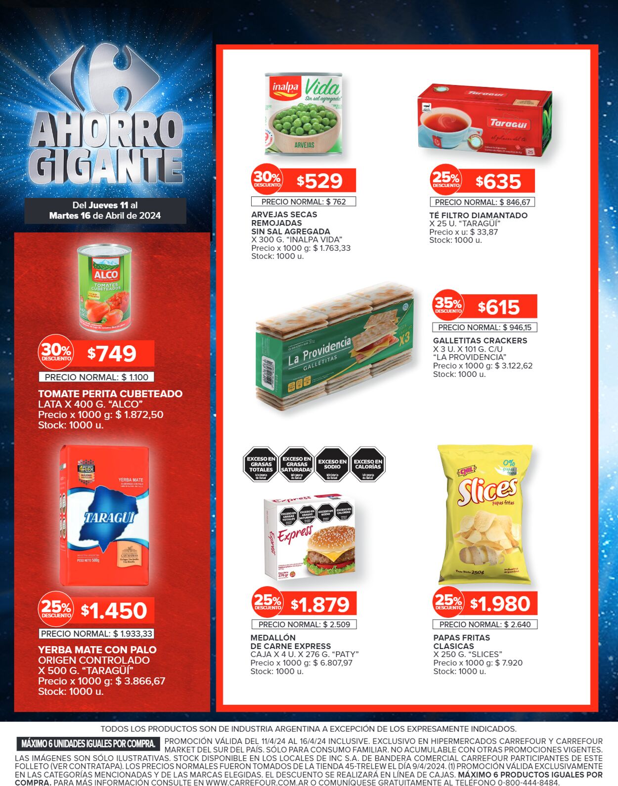 Folleto Carrefour 11.04.2024 - 16.04.2024