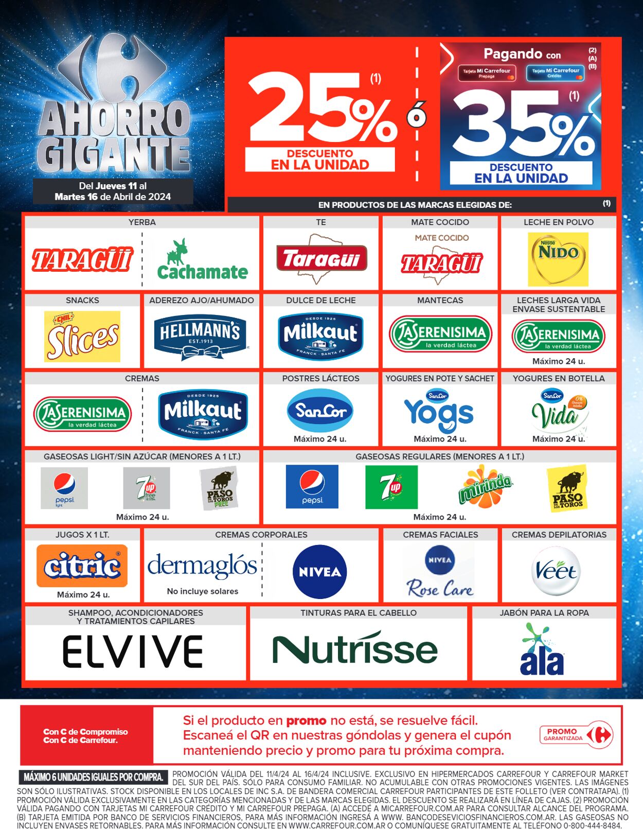 Folleto Carrefour 11.04.2024 - 16.04.2024