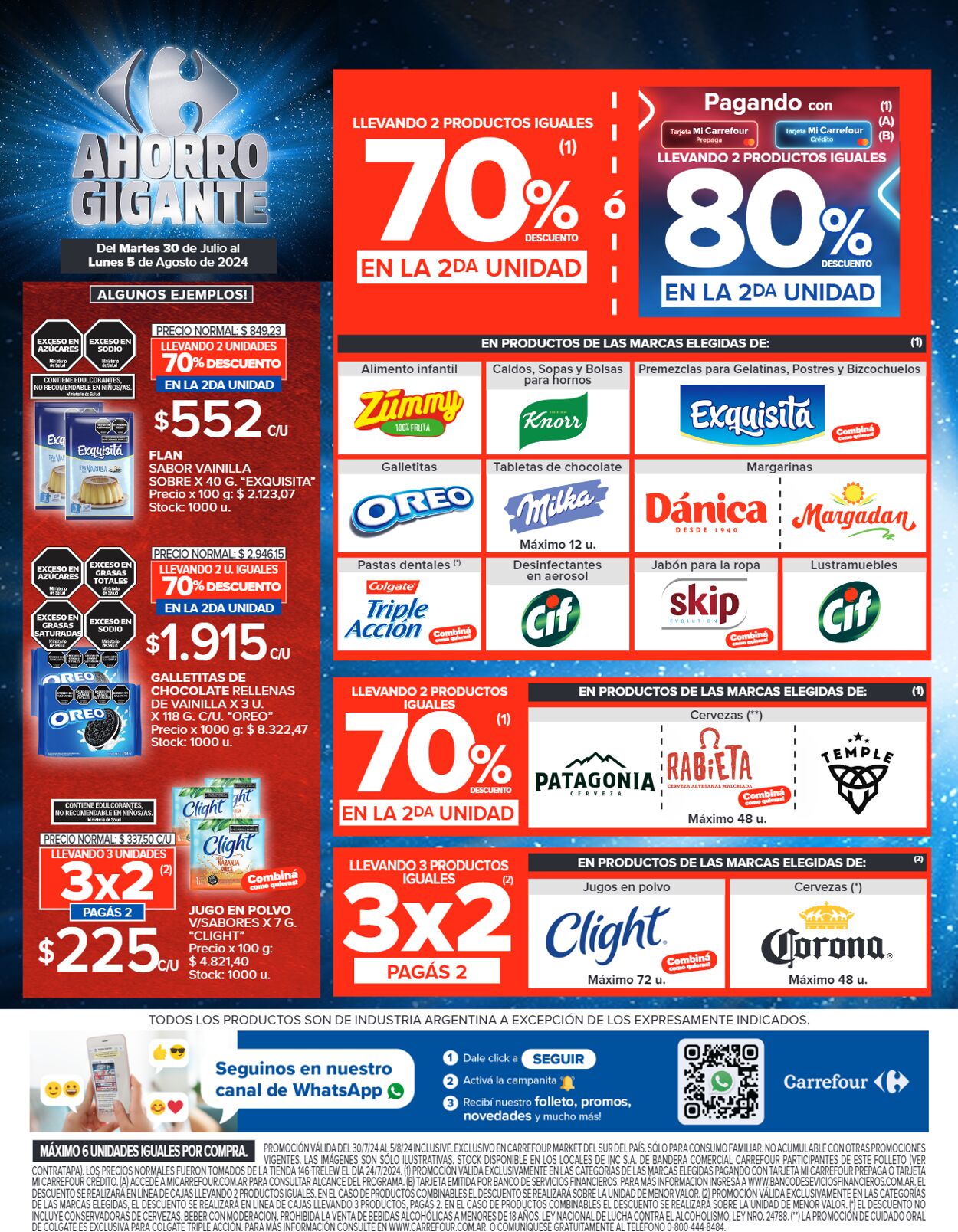 Folleto Carrefour 30.07.2024 - 05.08.2024