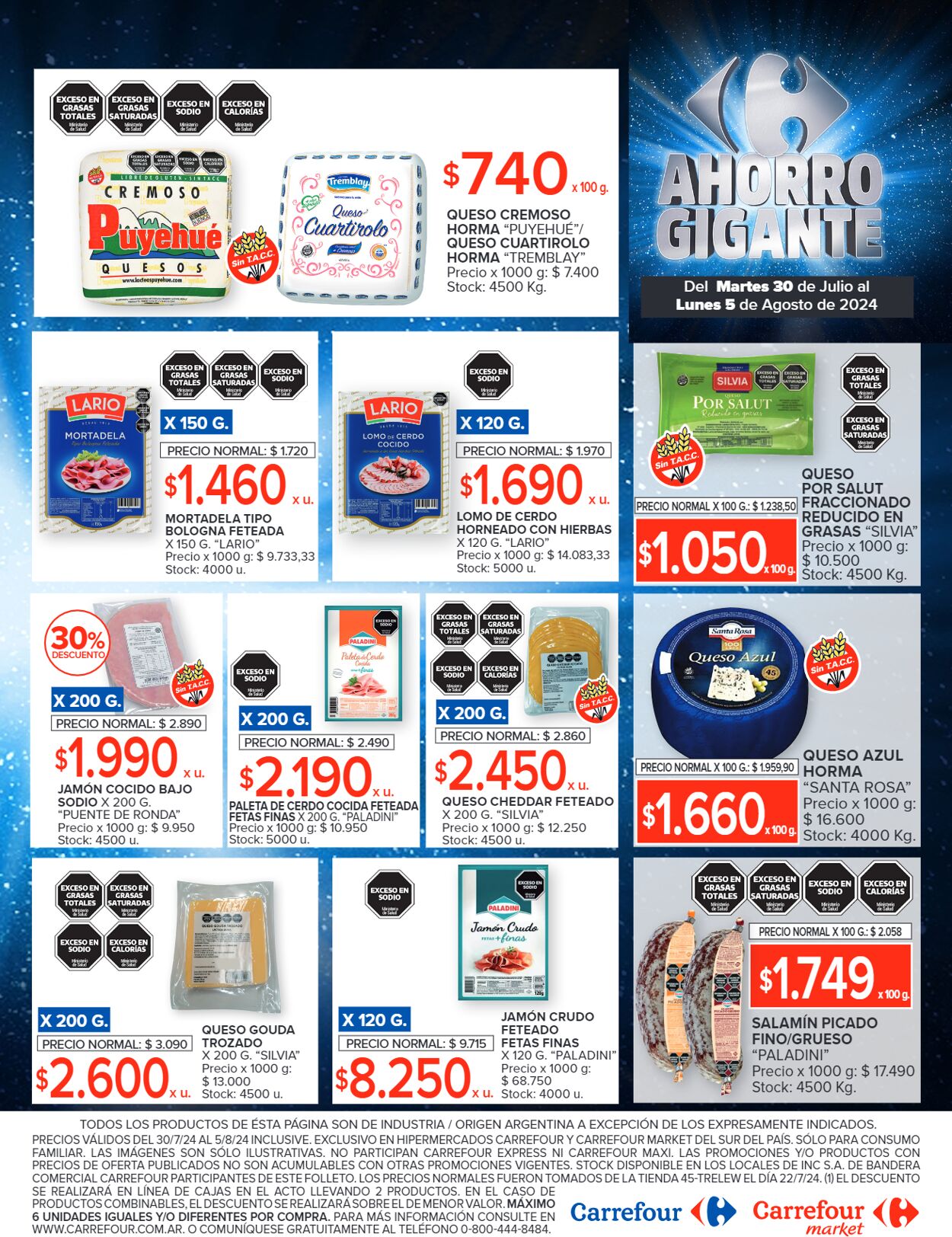 Folleto Carrefour 30.07.2024 - 05.08.2024