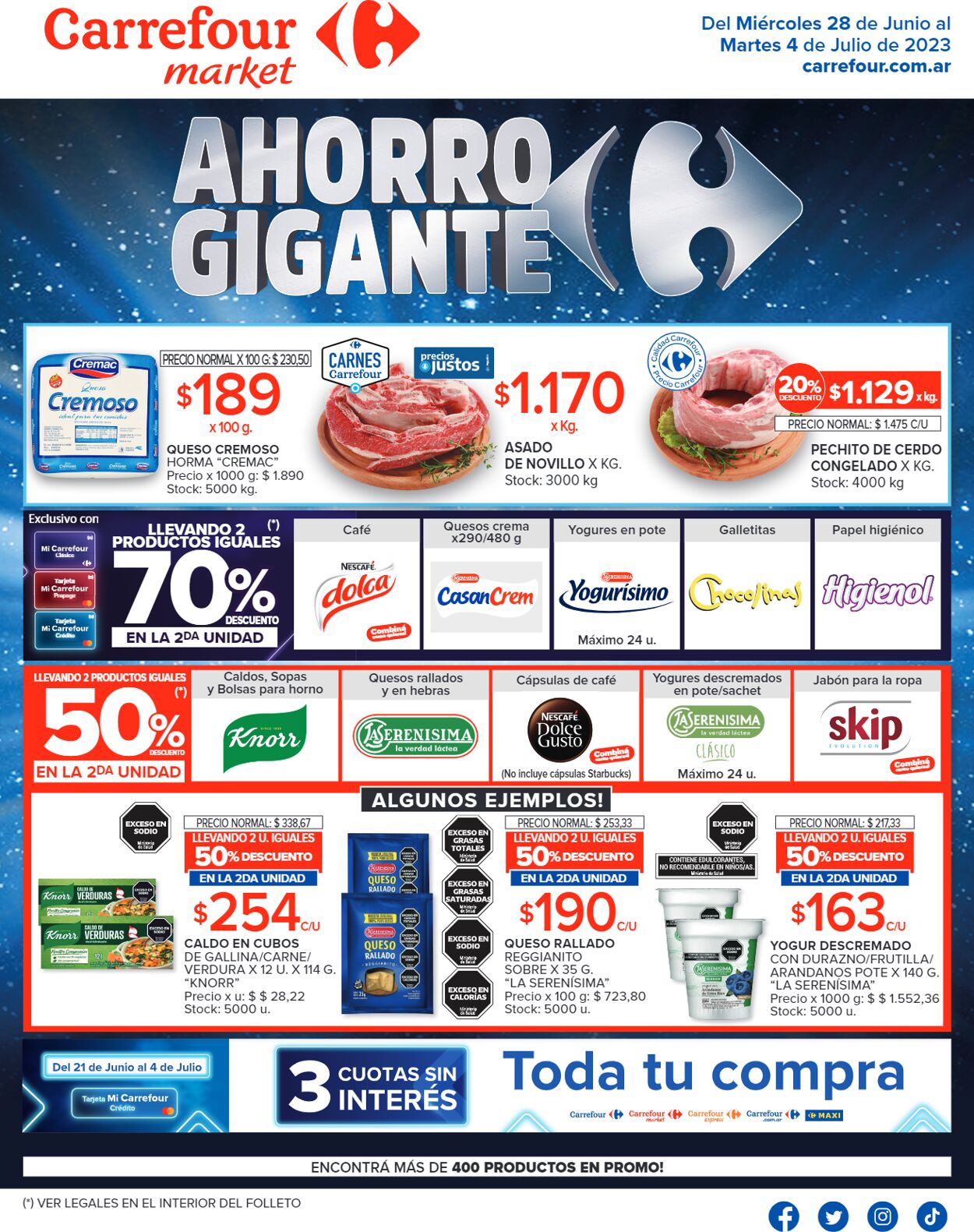 Folleto Carrefour 28.06.2023 - 04.07.2023