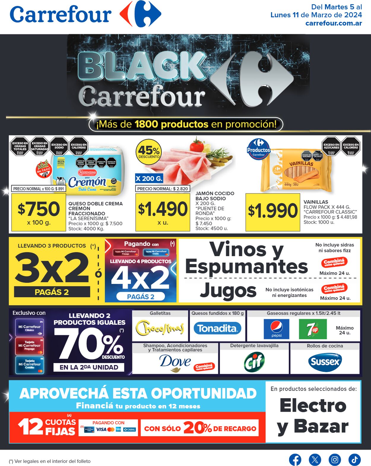 Folleto Carrefour 05.03.2024 - 11.03.2024
