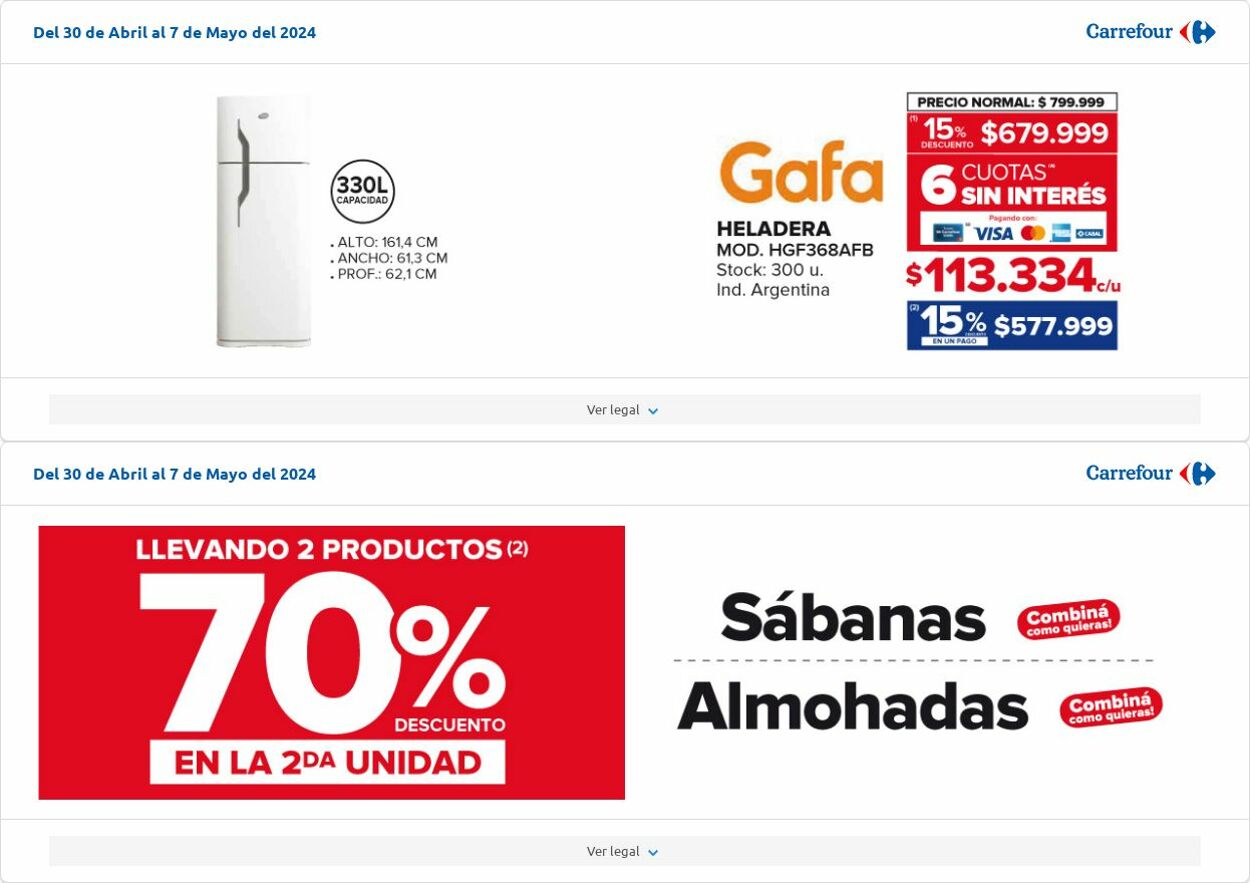 Folleto Carrefour 30.05.2024 - 07.06.2024