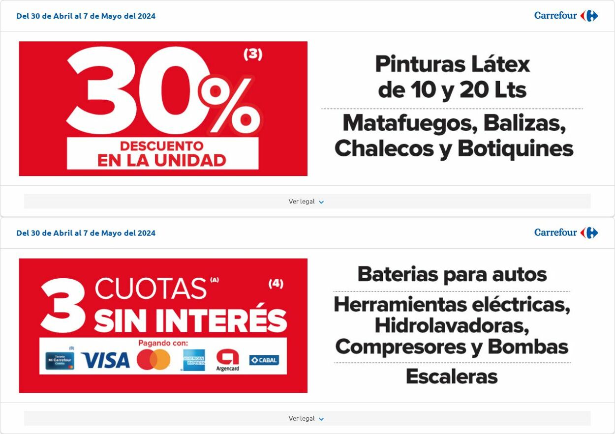 Folleto Carrefour 30.05.2024 - 07.06.2024