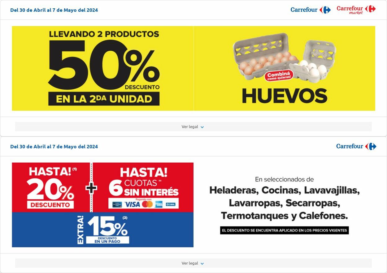 Folleto Carrefour 30.05.2024 - 07.06.2024