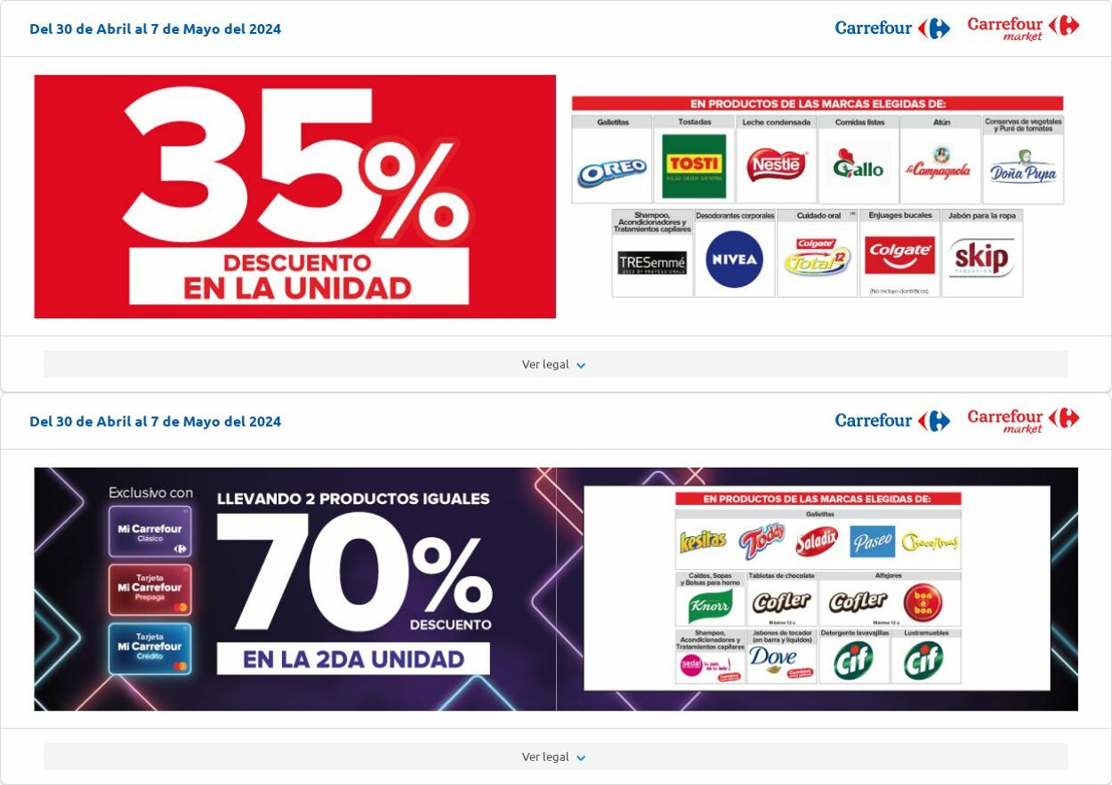 Folleto Carrefour 30.05.2024 - 07.06.2024