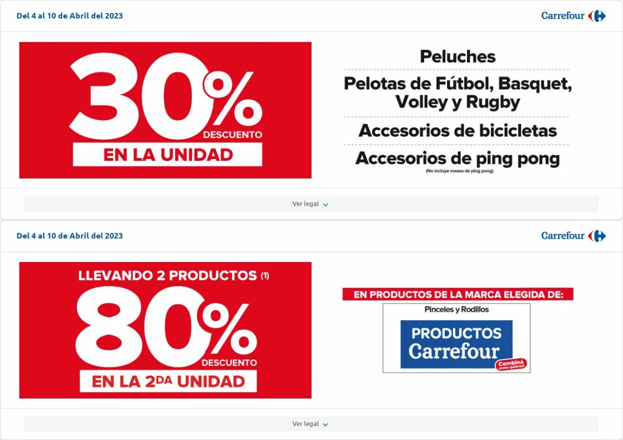 Folleto Carrefour 04.04.2023 - 10.04.2023