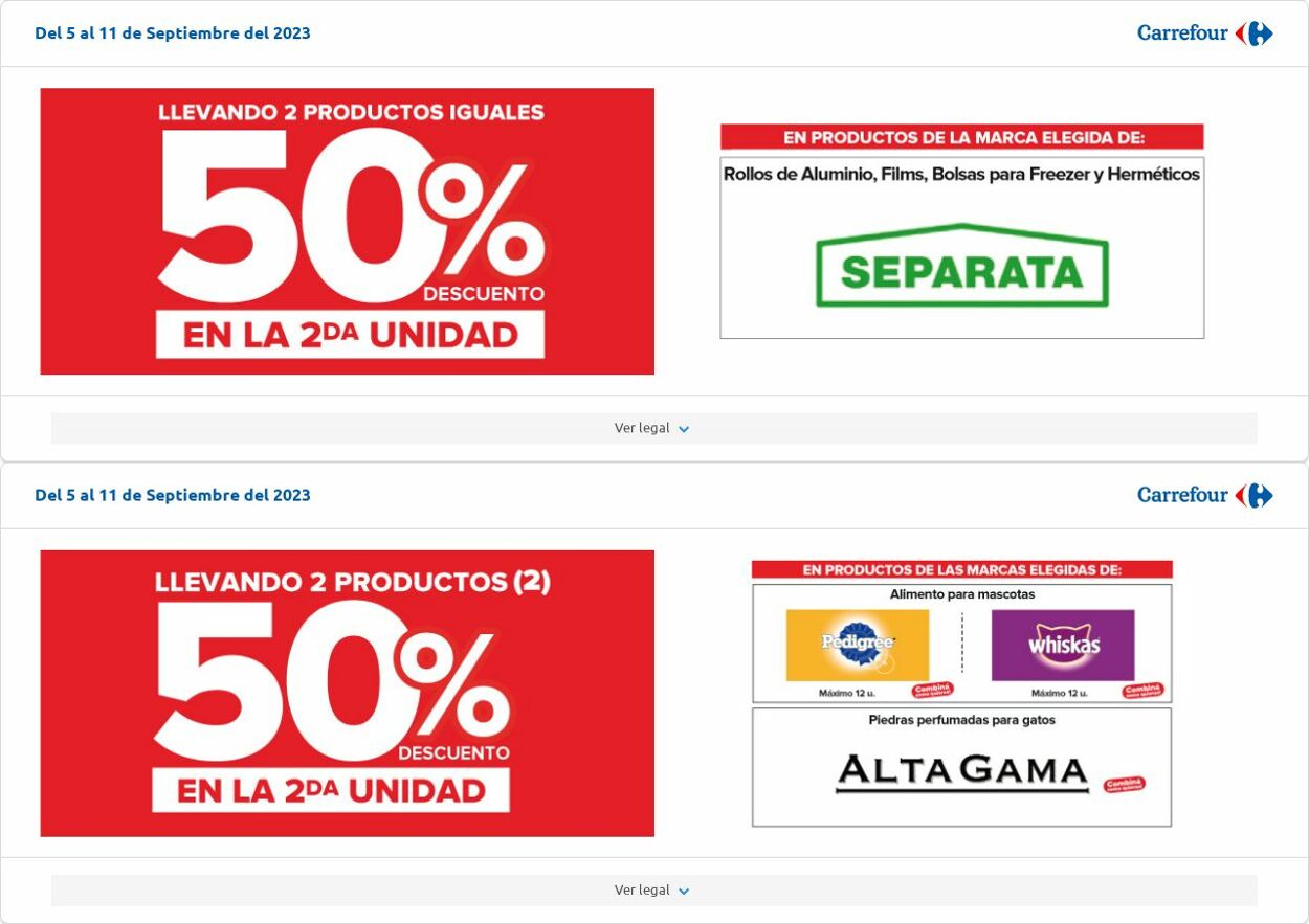 Folleto Carrefour 05.09.2023 - 11.09.2023