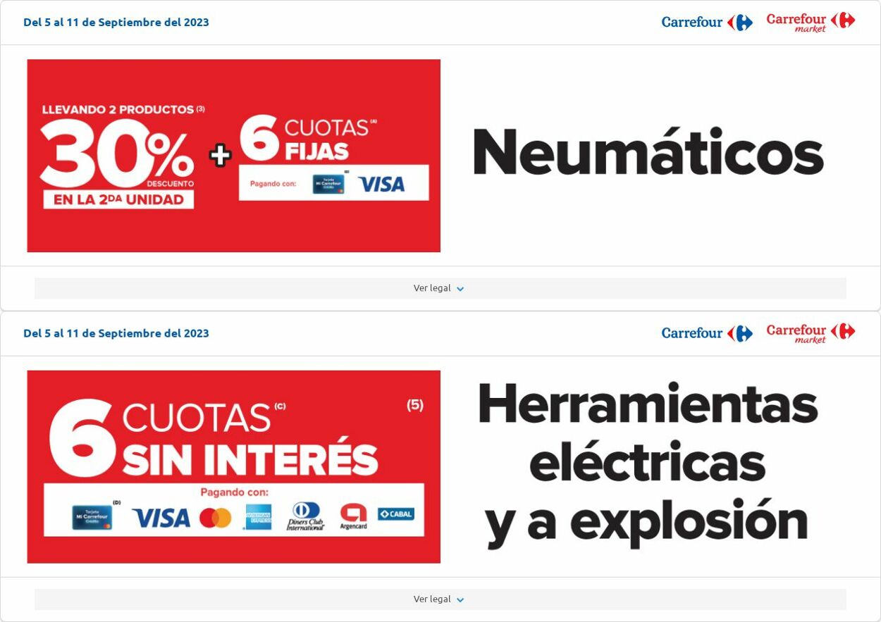 Folleto Carrefour 05.09.2023 - 11.09.2023