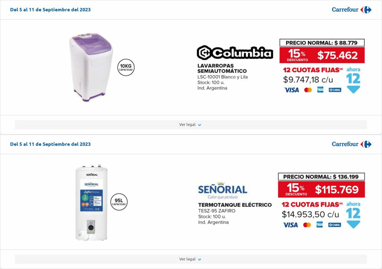 Folleto Carrefour 05.09.2023 - 11.09.2023