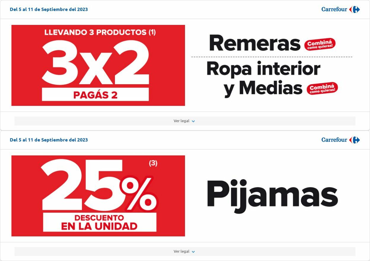 Folleto Carrefour 05.09.2023 - 11.09.2023