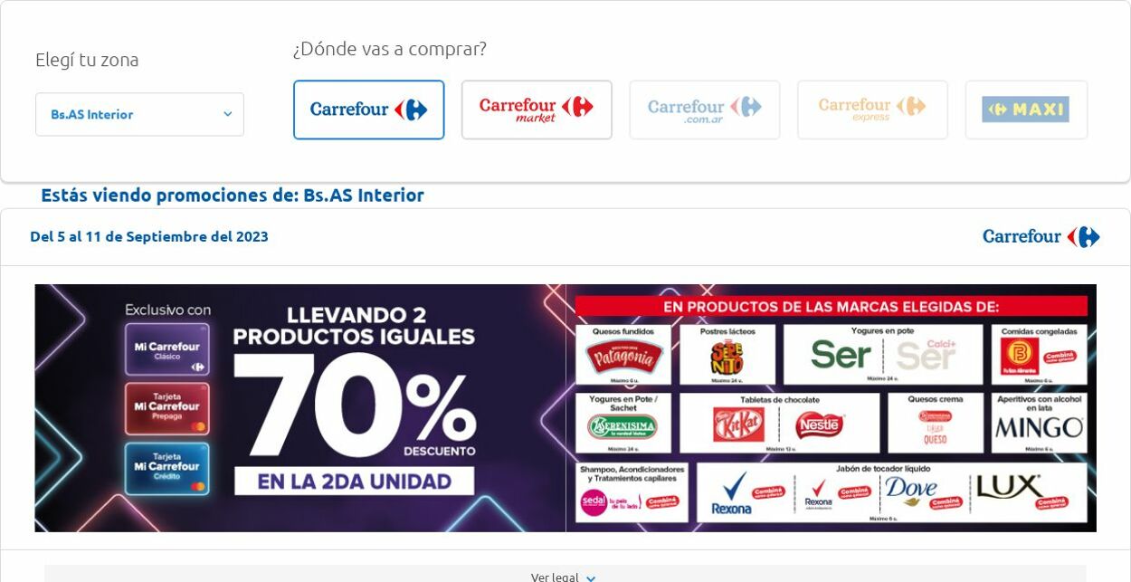 Folleto Carrefour 05.09.2023 - 11.09.2023