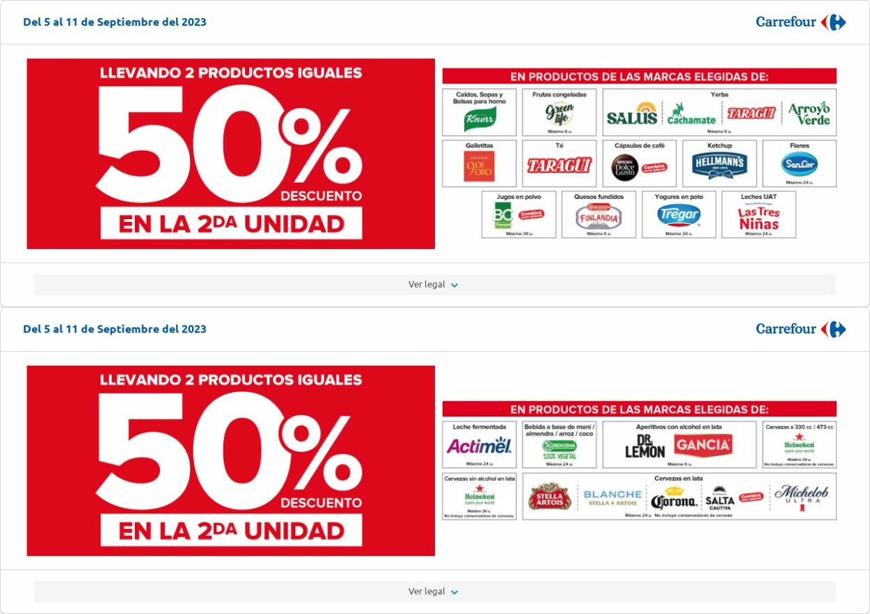 Folleto Carrefour 05.09.2023 - 11.09.2023