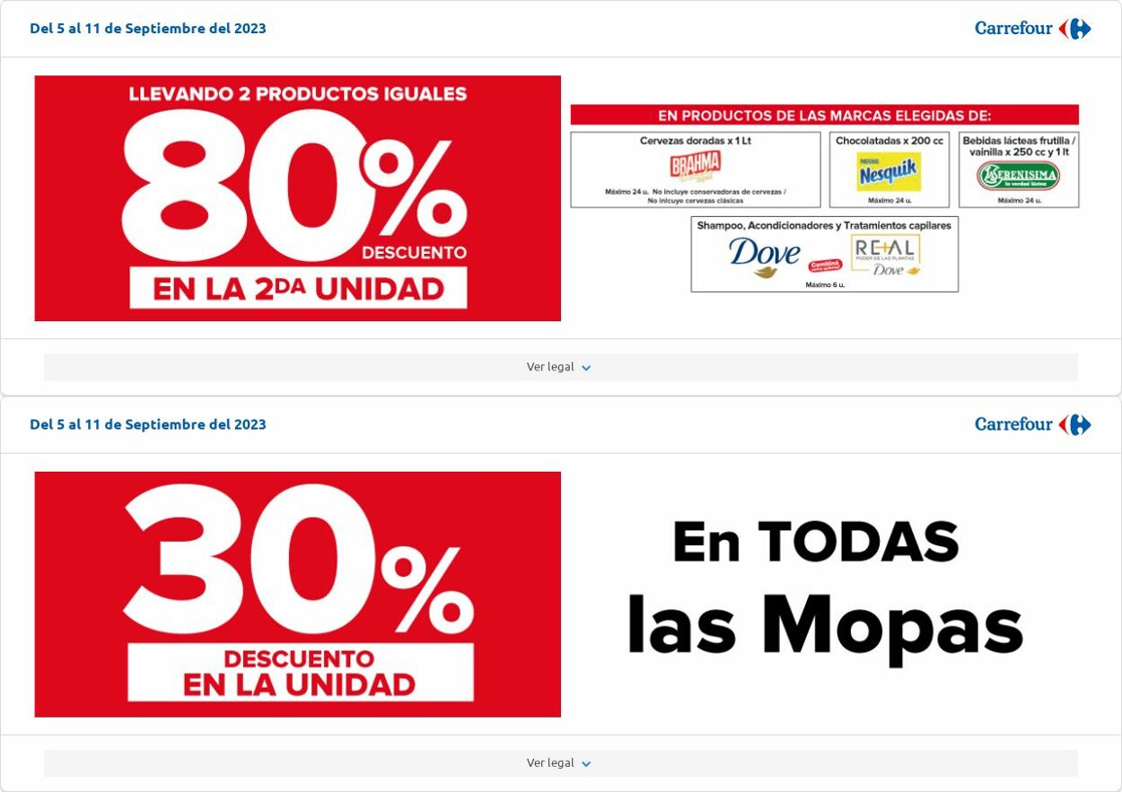 Folleto Carrefour 05.09.2023 - 11.09.2023