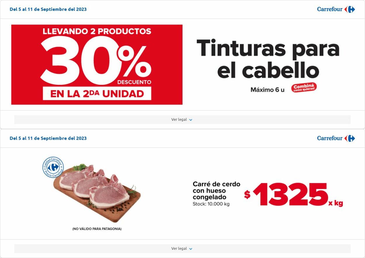 Folleto Carrefour 05.09.2023 - 11.09.2023