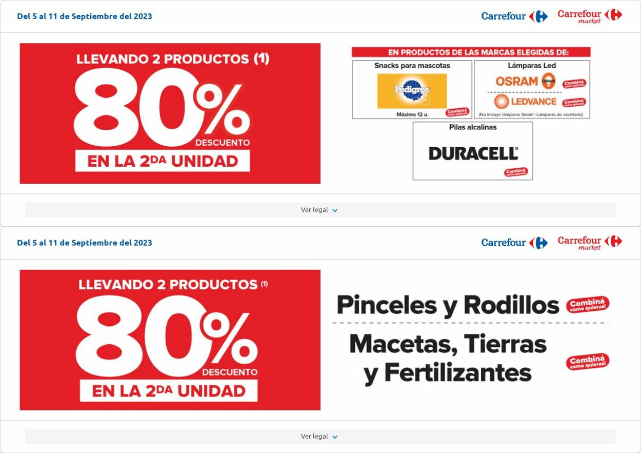 Folleto Carrefour 05.09.2023 - 11.09.2023