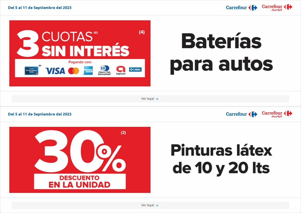 Folleto Carrefour 05.09.2023 - 11.09.2023