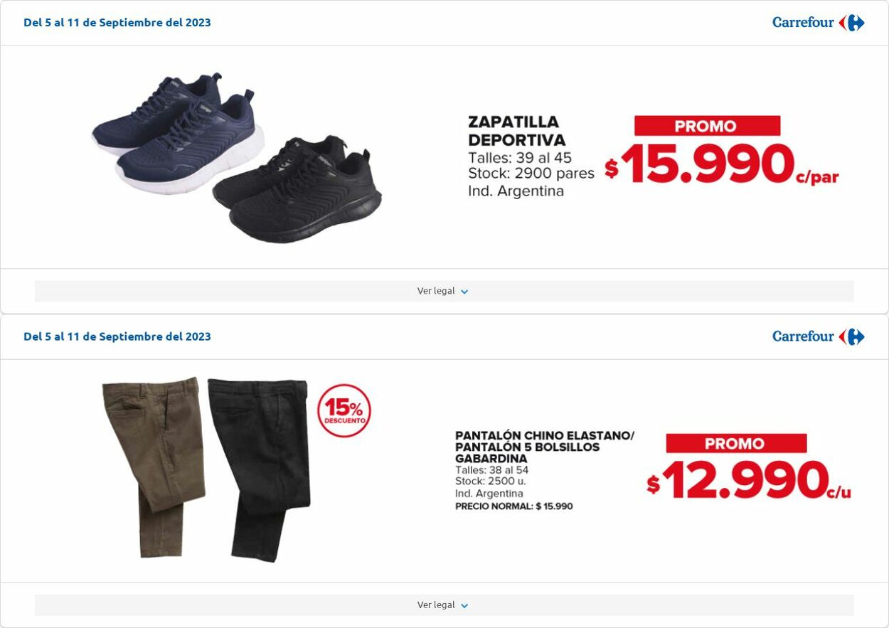 Folleto Carrefour 05.09.2023 - 11.09.2023