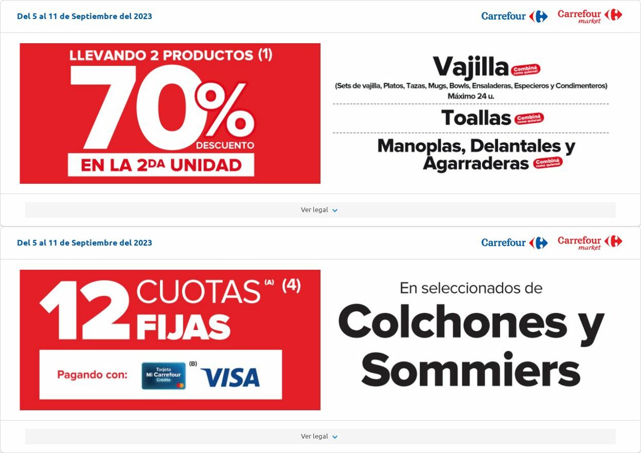 Folleto Carrefour 05.09.2023 - 11.09.2023