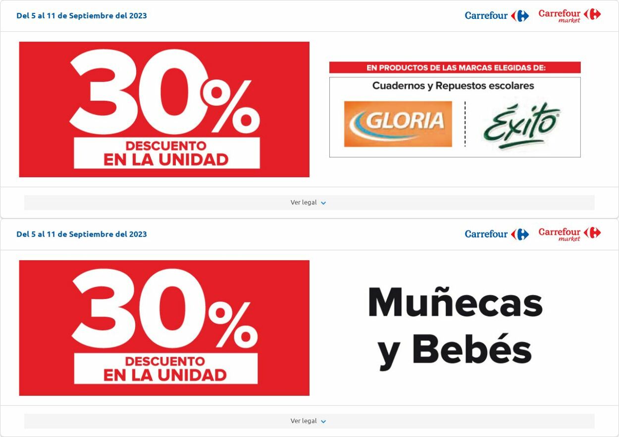 Folleto Carrefour 05.09.2023 - 11.09.2023