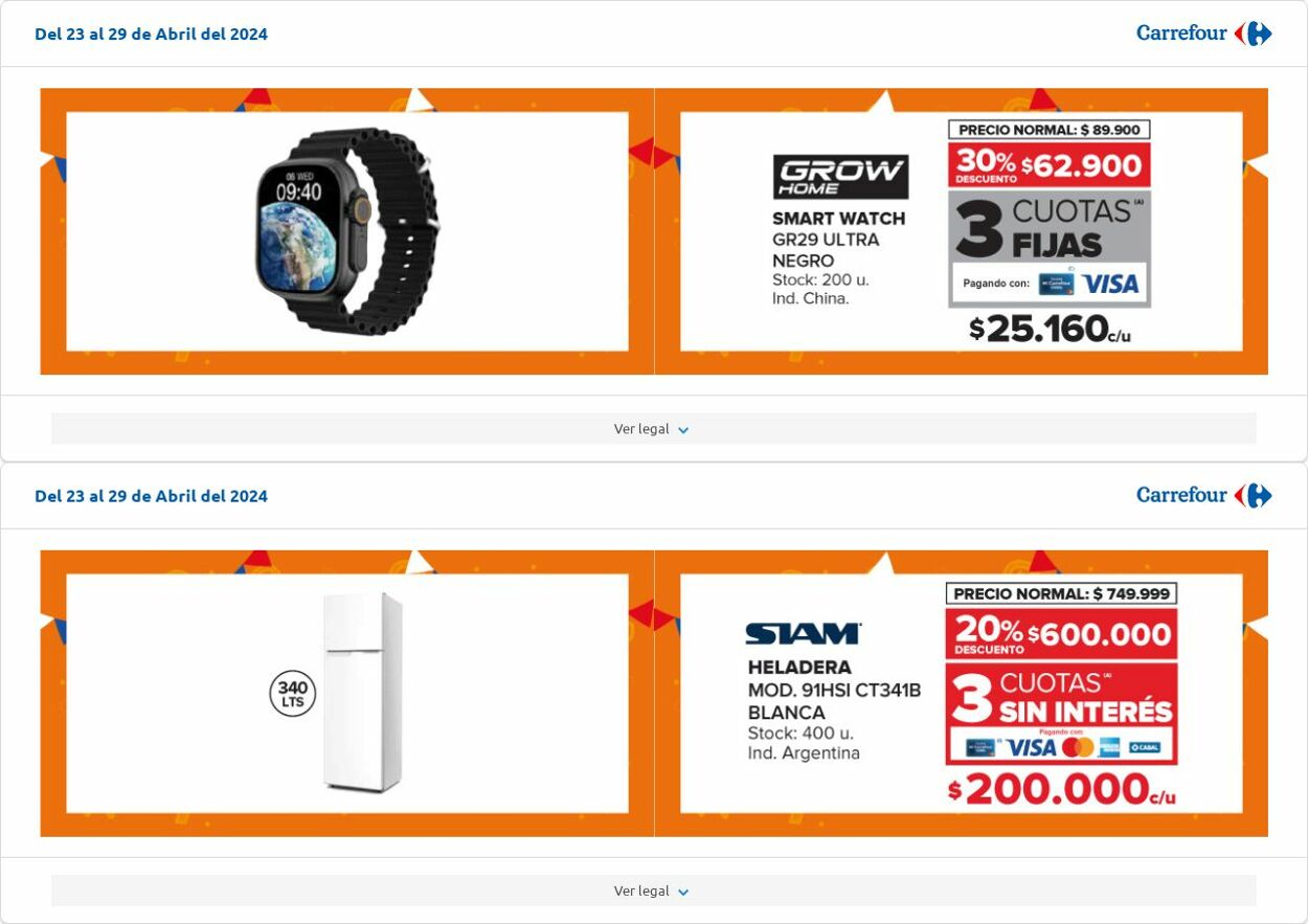 Folleto Carrefour 23.04.2024 - 29.04.2024