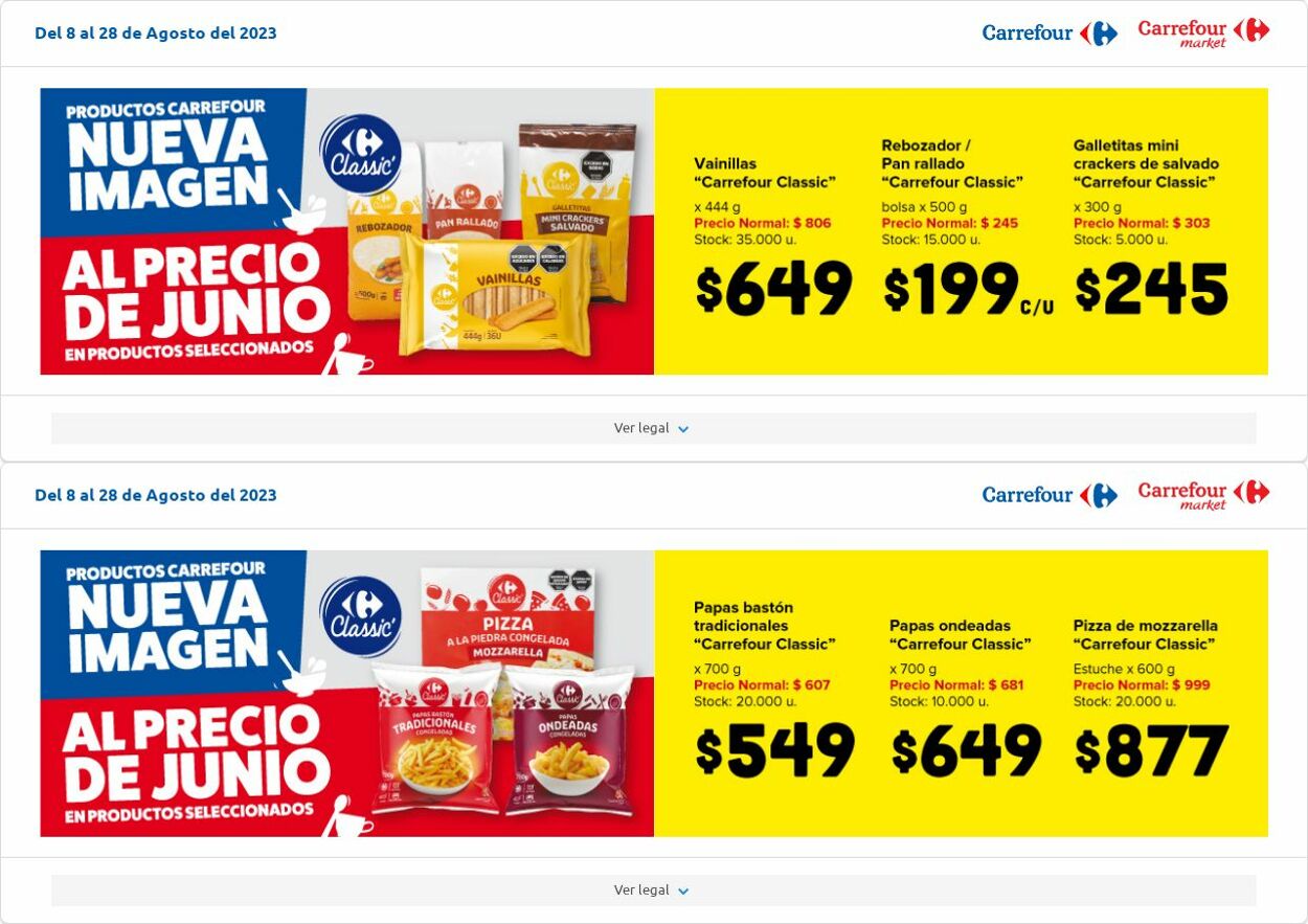 Folleto Carrefour 08.08.2023 - 28.08.2023