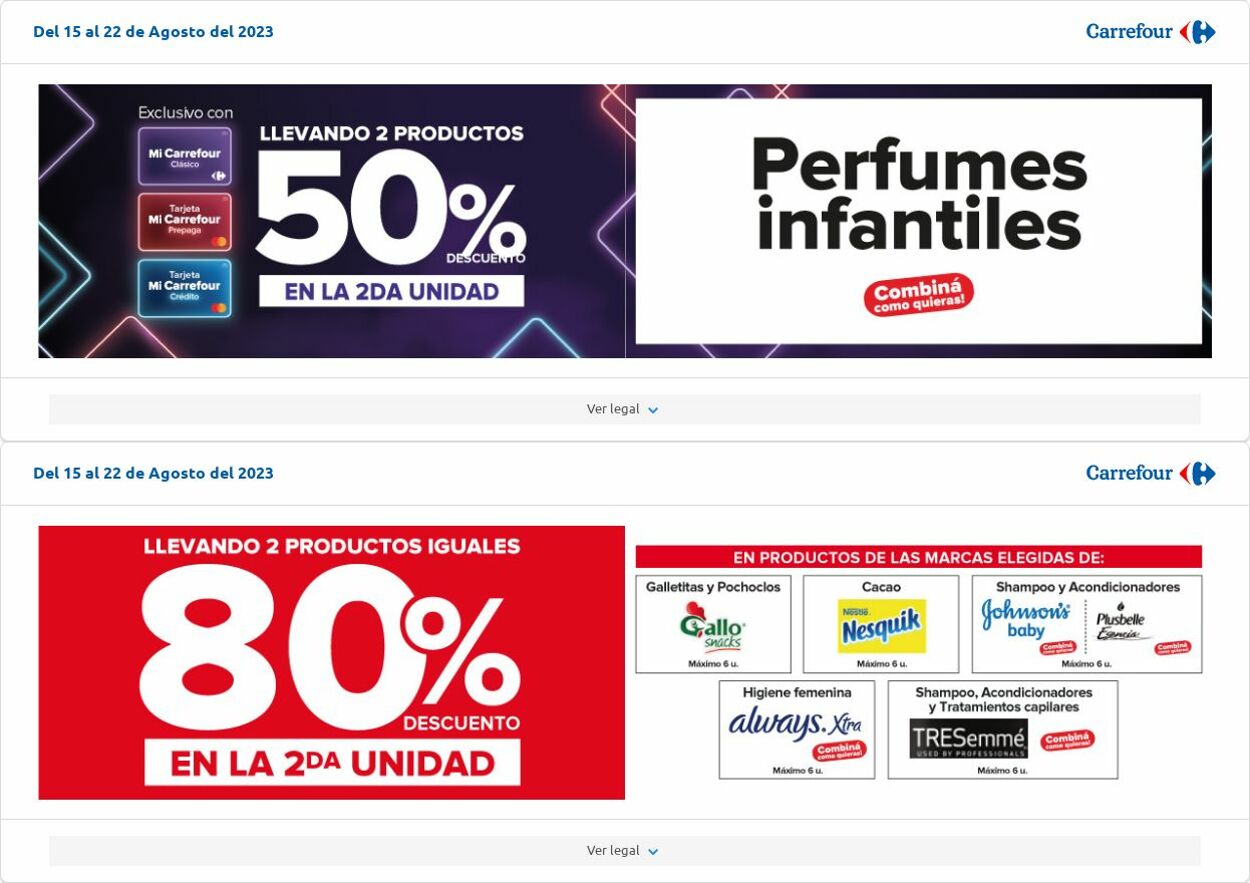 Folleto Carrefour 08.08.2023 - 28.08.2023