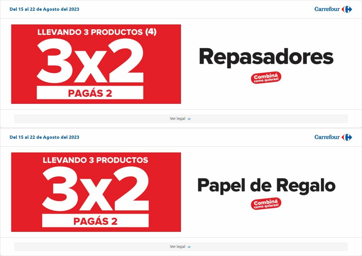 Folleto Carrefour 08.08.2023 - 28.08.2023