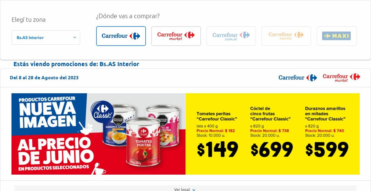 Folleto Carrefour 08.08.2023 - 28.08.2023