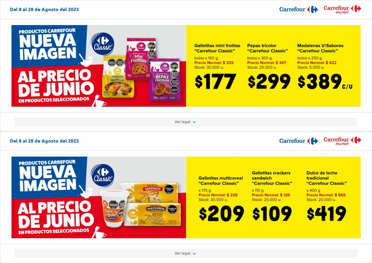 Folleto Carrefour 08.08.2023 - 28.08.2023