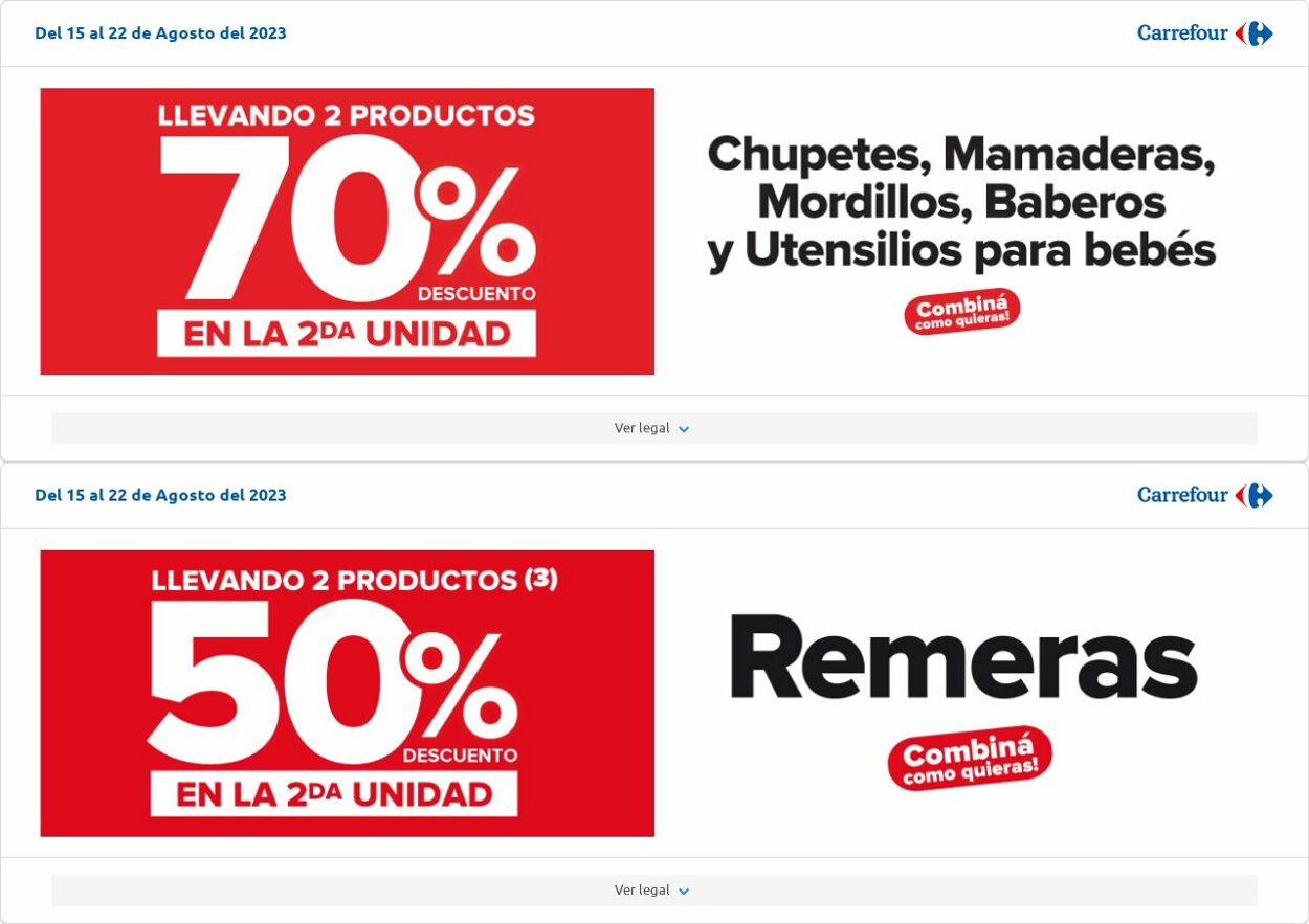 Folleto Carrefour 08.08.2023 - 28.08.2023