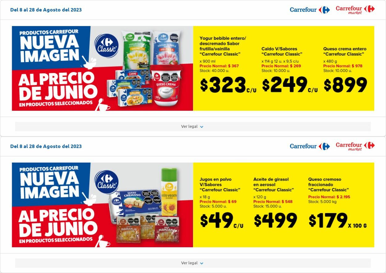 Folleto Carrefour 08.08.2023 - 28.08.2023