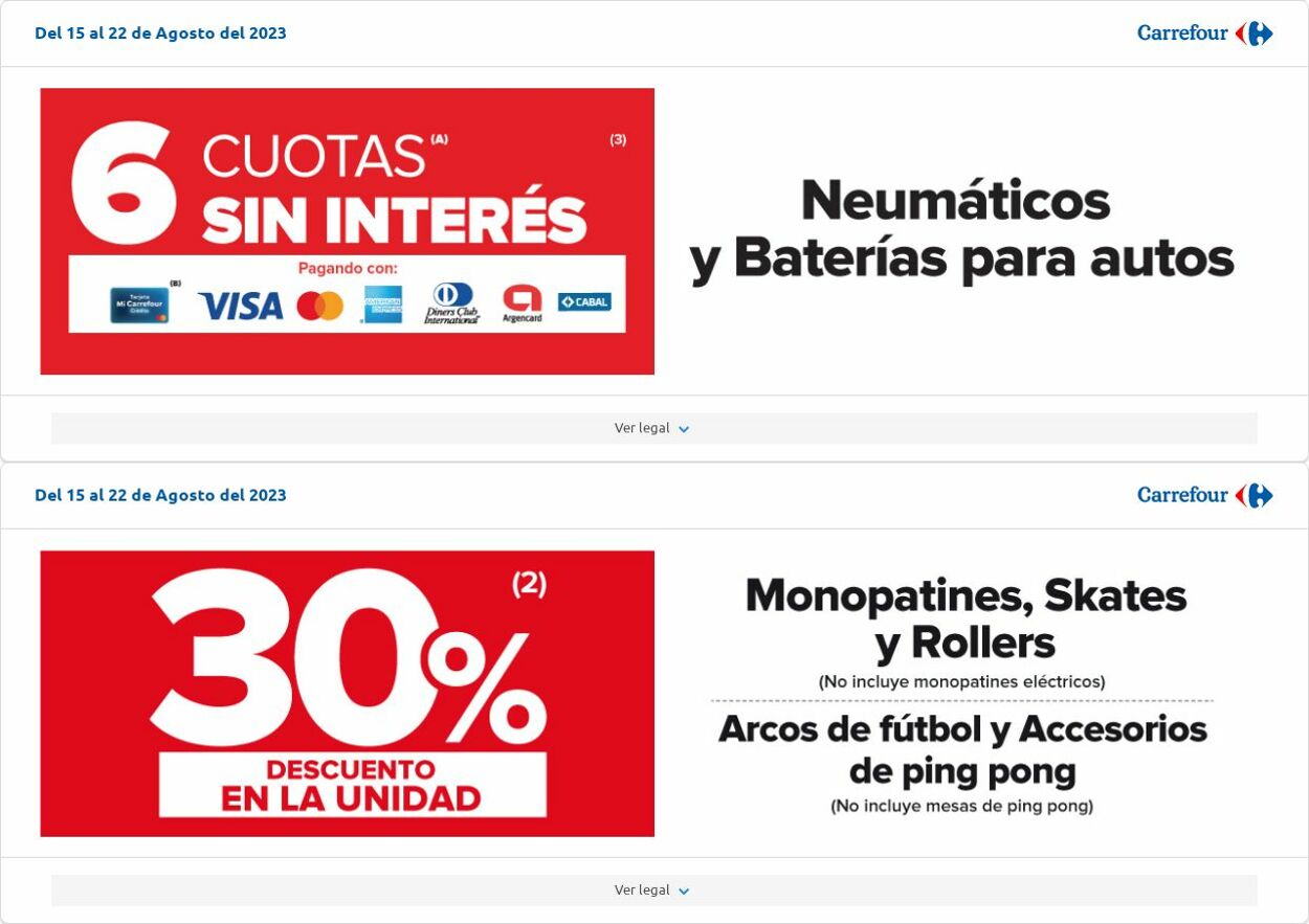 Folleto Carrefour 08.08.2023 - 28.08.2023