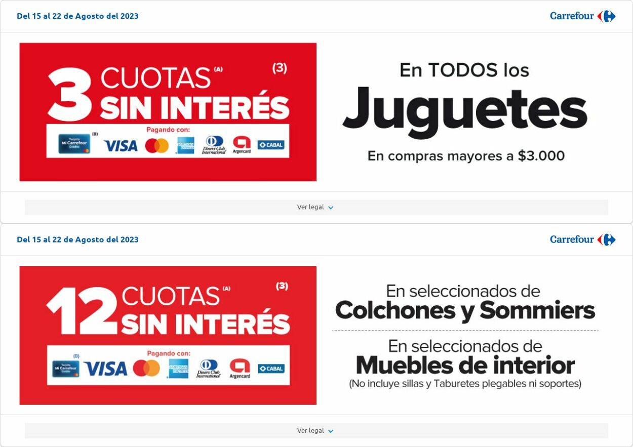 Folleto Carrefour 08.08.2023 - 28.08.2023