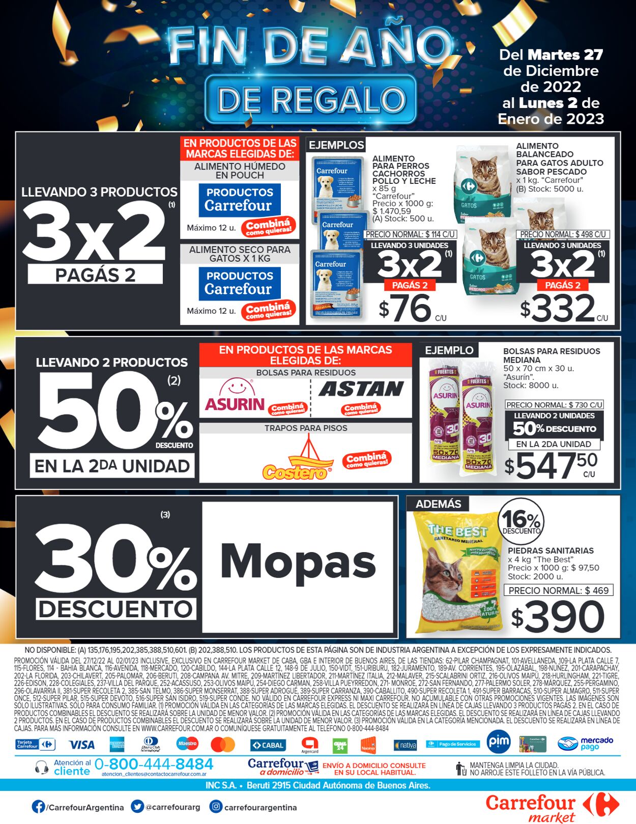 Folleto Carrefour 27.12.2022 - 02.01.2023