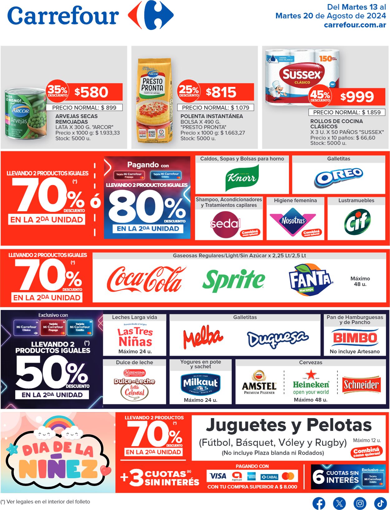 Folleto Carrefour 13.08.2024 - 20.08.2024