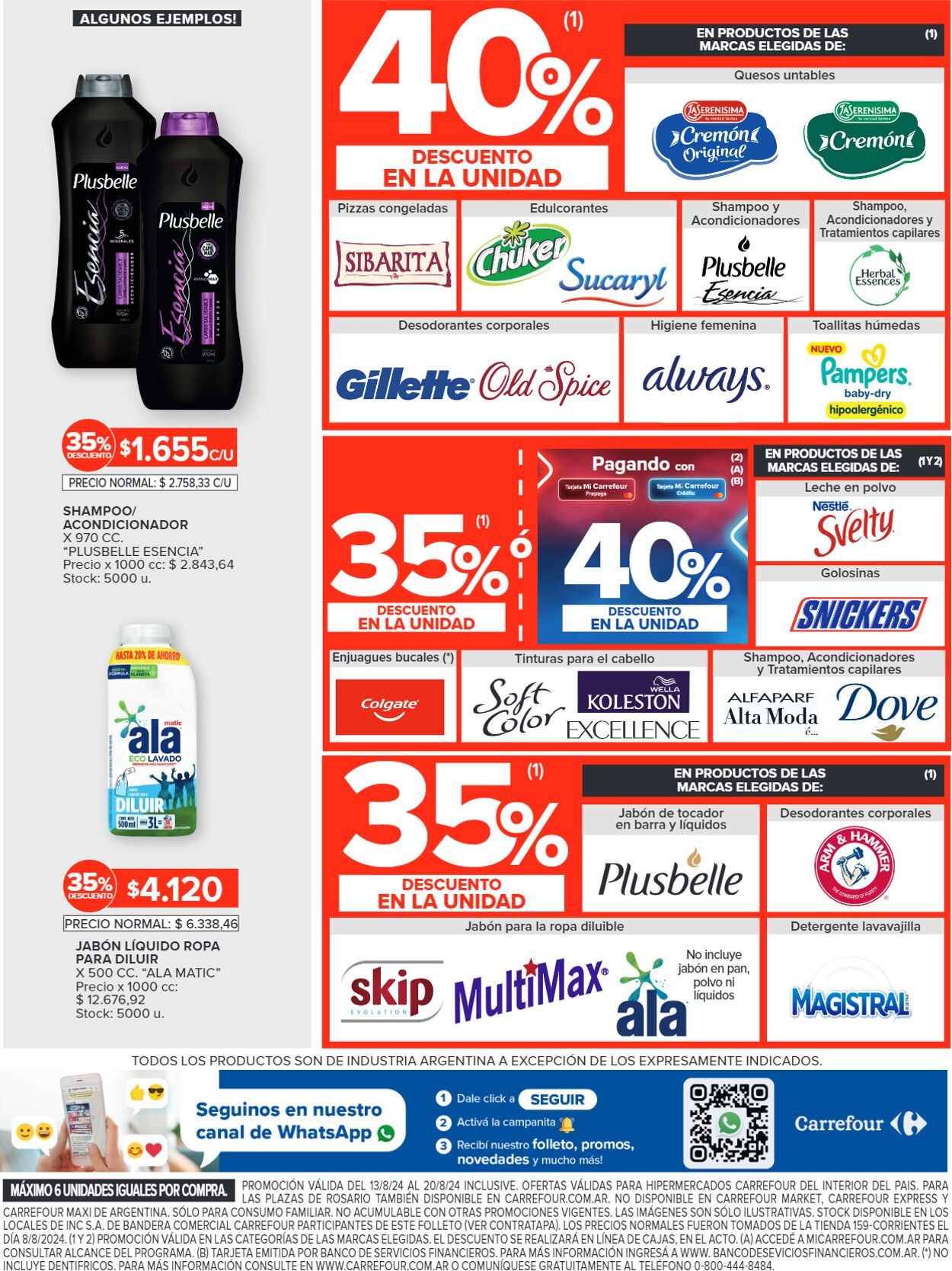 Folleto Carrefour 13.08.2024 - 20.08.2024