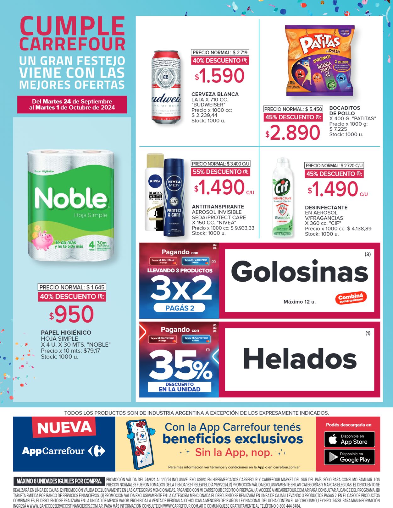 Folleto Carrefour 24.09.2024 - 01.10.2024