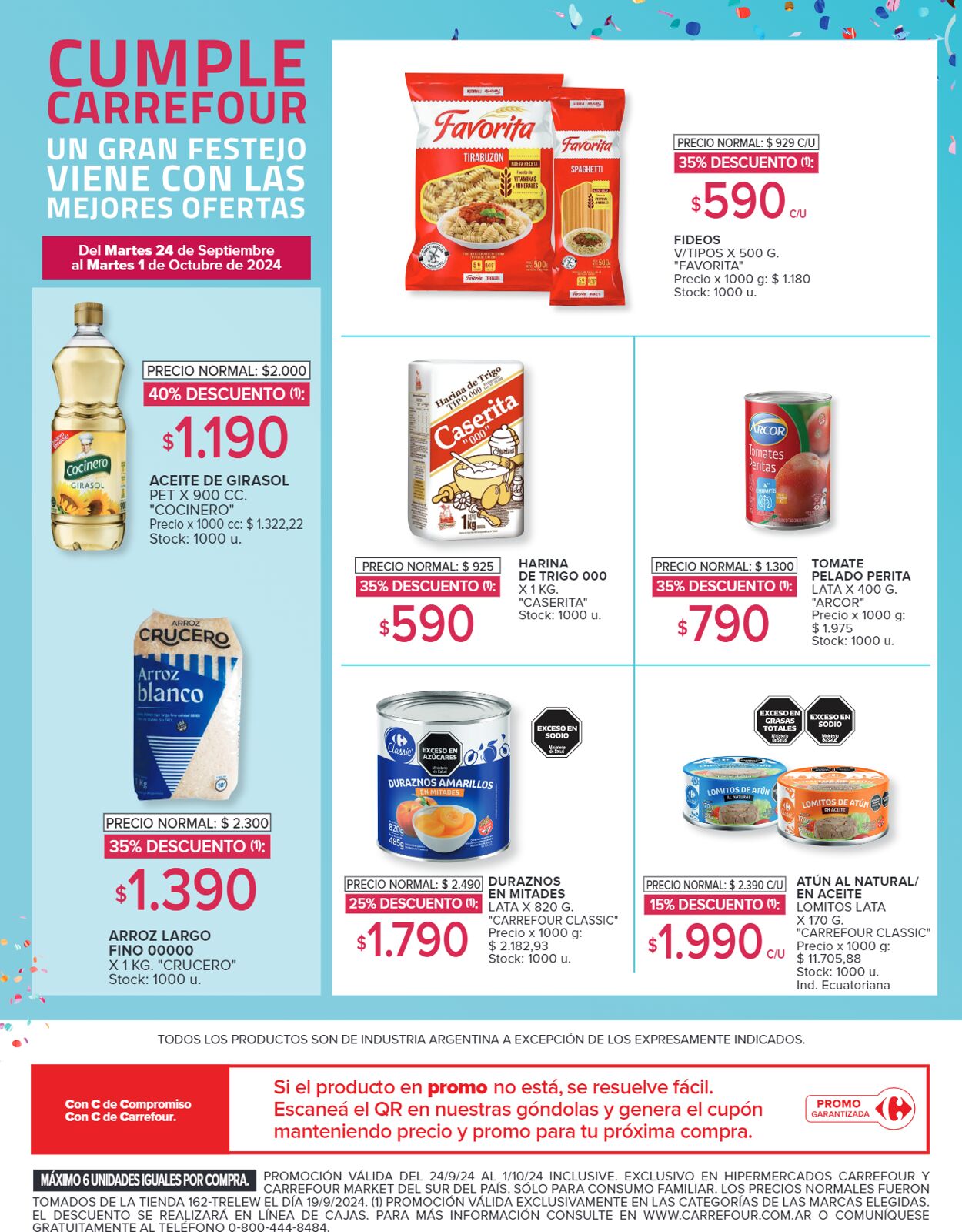 Folleto Carrefour 24.09.2024 - 01.10.2024