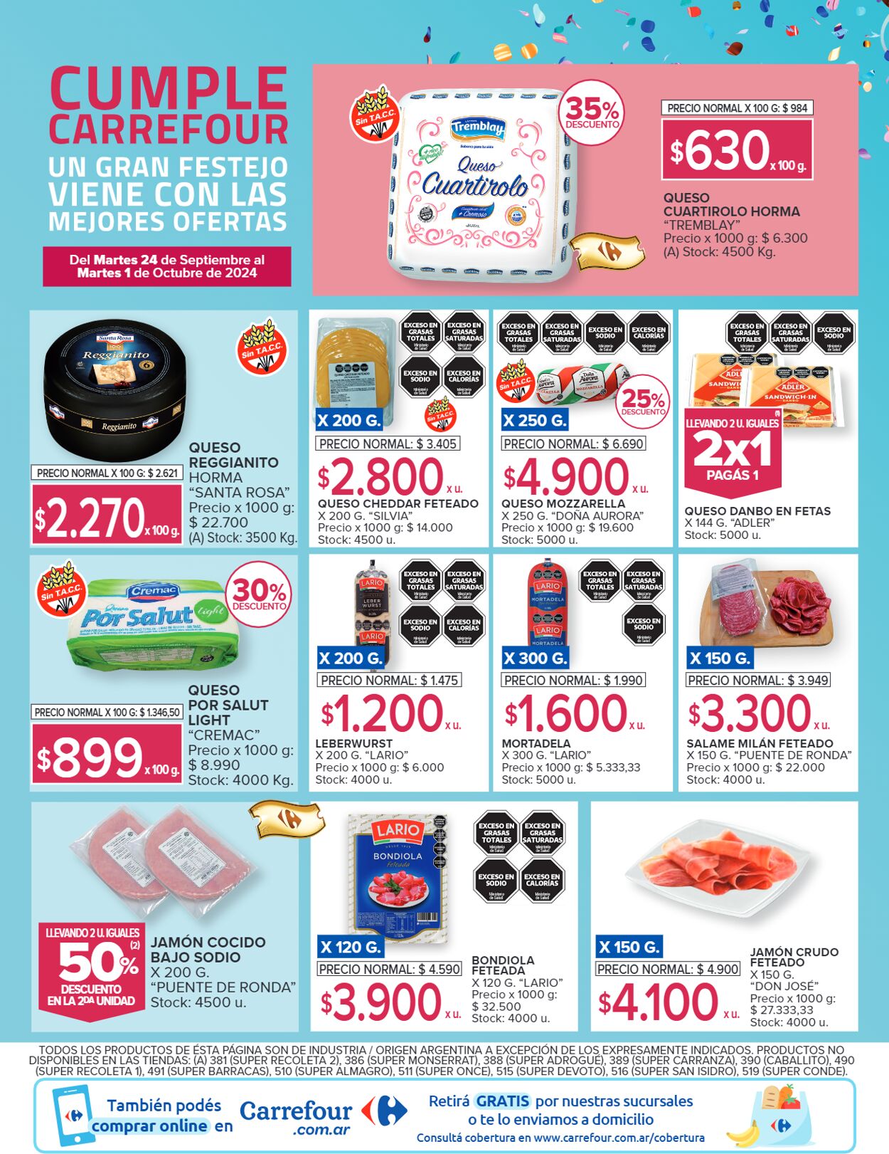 Folleto Carrefour 24.09.2024 - 01.10.2024