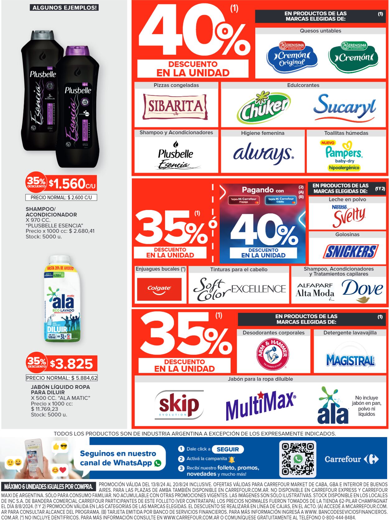 Folleto Carrefour 13.08.2024 - 20.08.2024