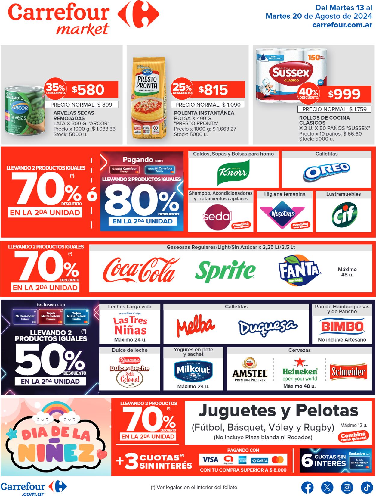 Folleto Carrefour 13.08.2024 - 20.08.2024