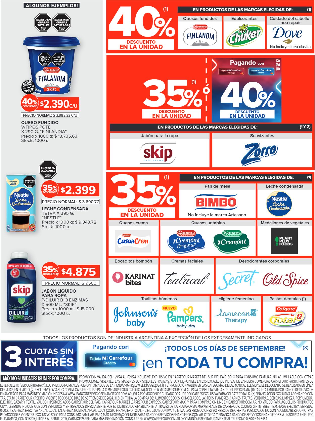 Folleto Carrefour 11.09.2024 - 17.09.2024