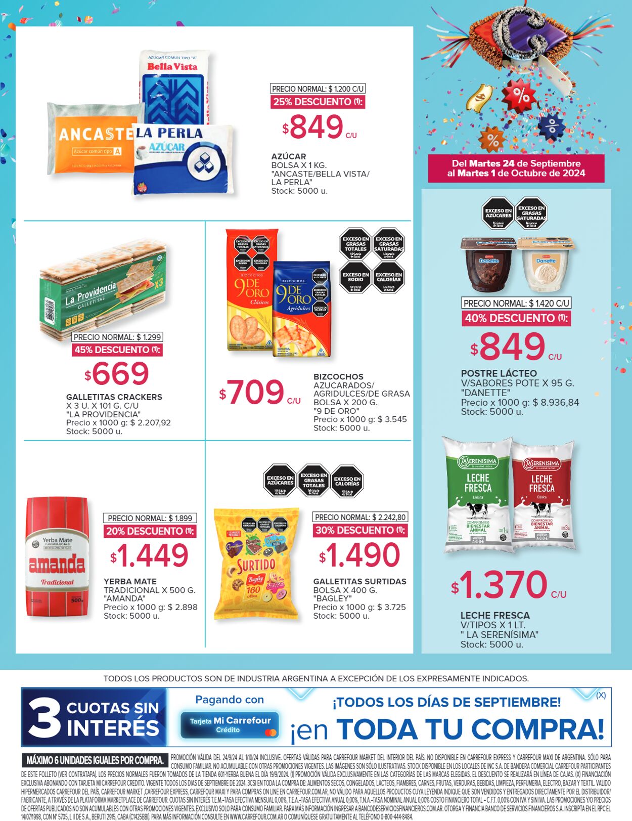 Folleto Carrefour 24.09.2024 - 01.10.2024