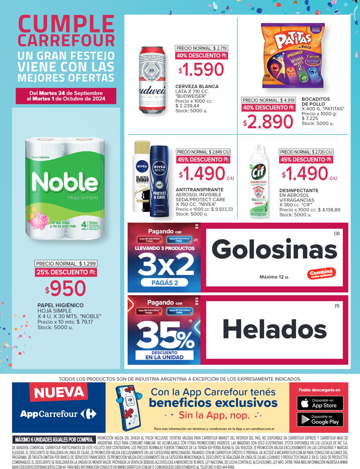 Folleto Carrefour 24.09.2024 - 01.10.2024