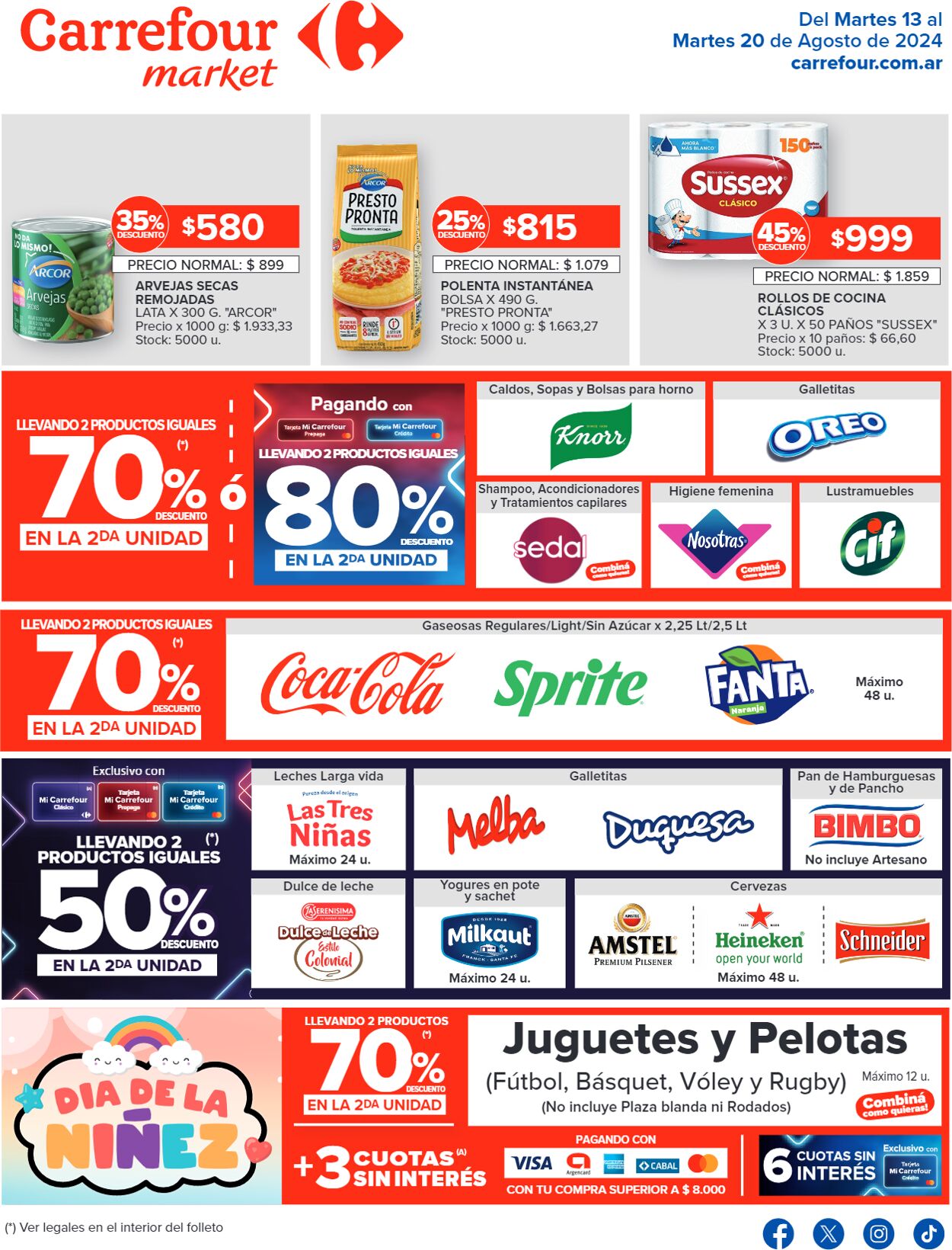 Folleto Carrefour 13.08.2024 - 20.08.2024