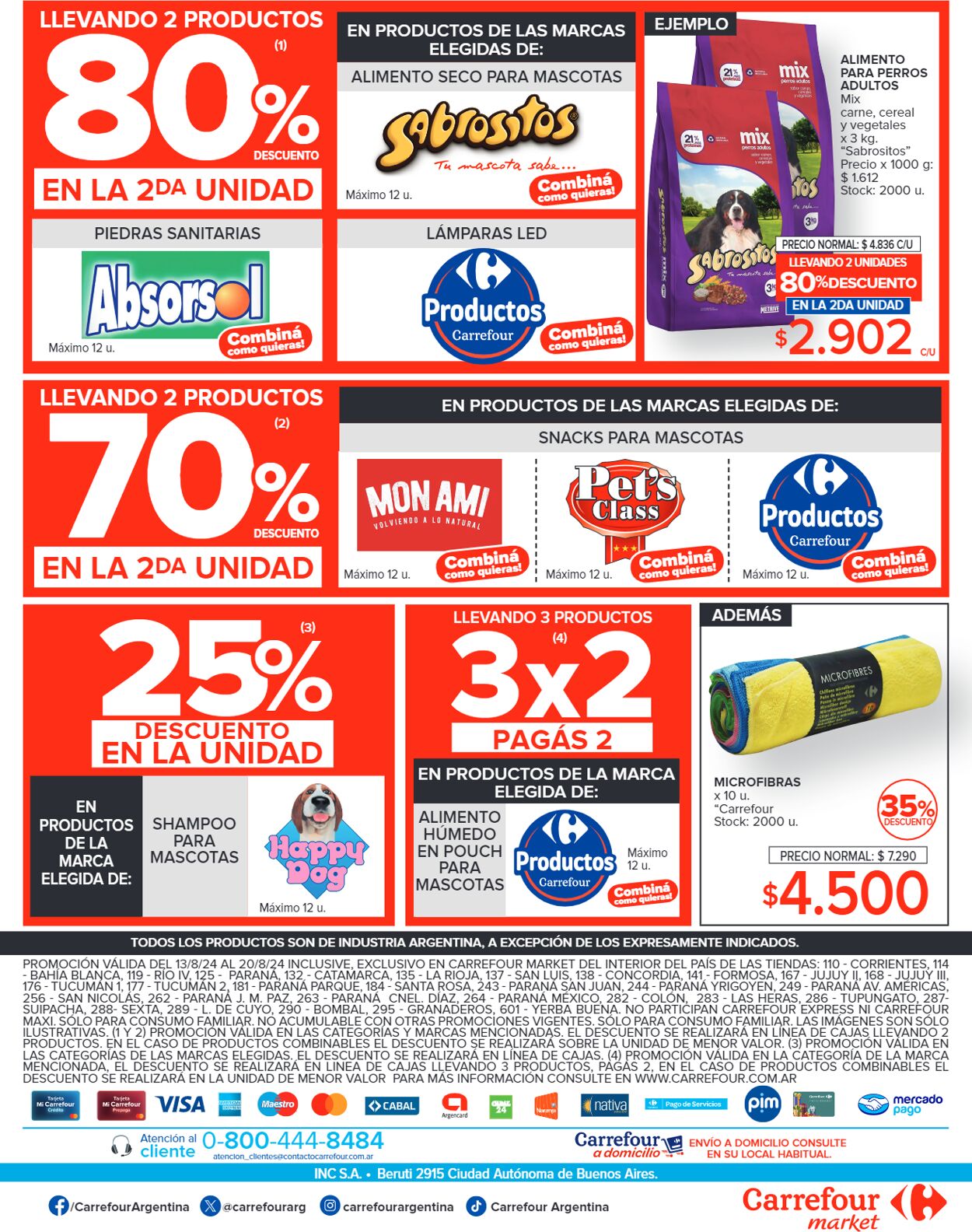 Folleto Carrefour 13.08.2024 - 20.08.2024