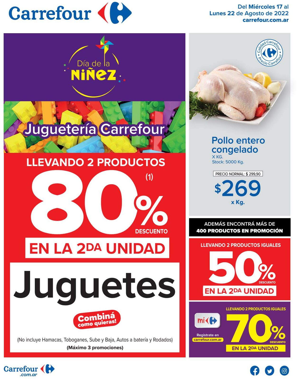 Folleto Carrefour 17.08.2022 - 22.08.2022