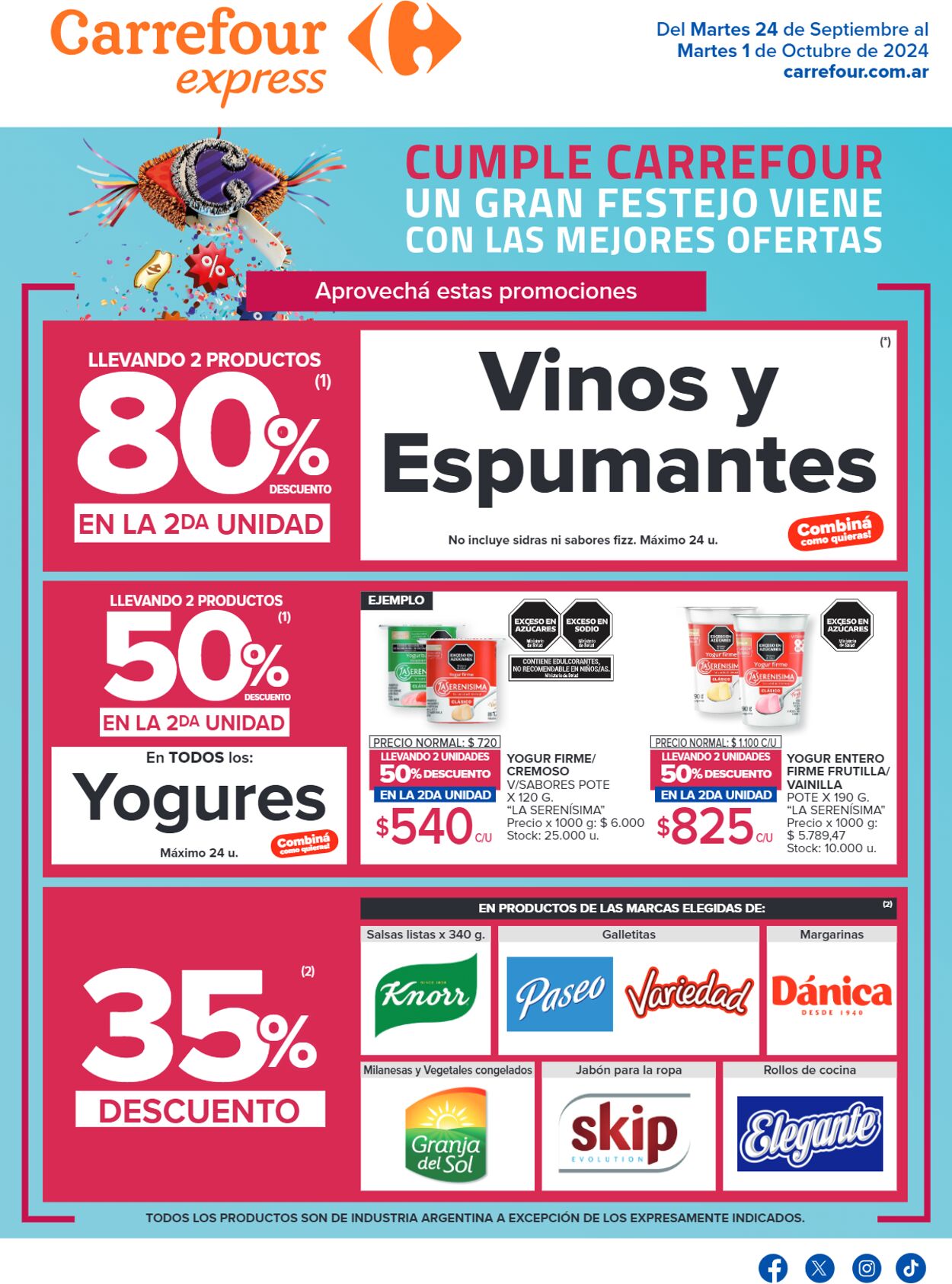 Folleto Carrefour - Ofertas Express 24 sep., 2024 - 1 oct., 2024